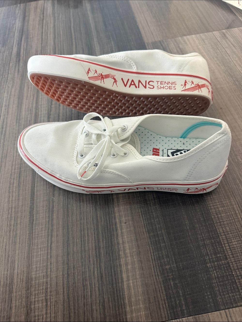 Vans Penn X ComfyCush 'Blanc De Blanc Red' Shoes